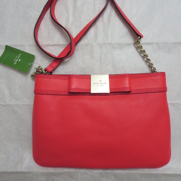 Kate Spade New York Arica Leather Shoulder Handbag - Picture 1 of 8